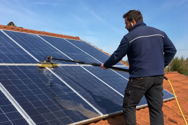 Nettoyage et entretien de panneaux solaires à la Roque-d'Anthéron